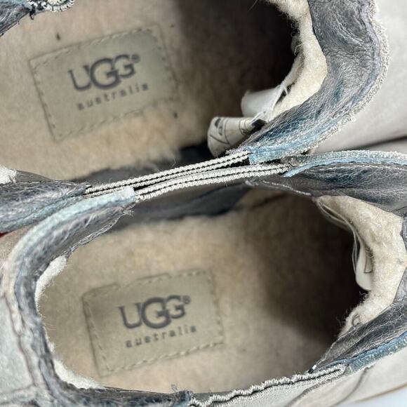 UGG Australia Bonham Chelsea Ankle Boots Suede Leather Waterproof Taupe Size 6 - Picture 8 of 10